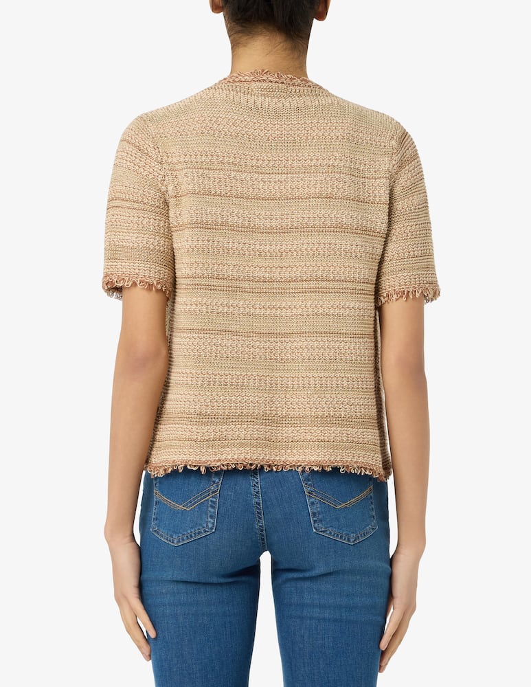 rinascente Elizabeth Ascot Tweed lurex cardigan