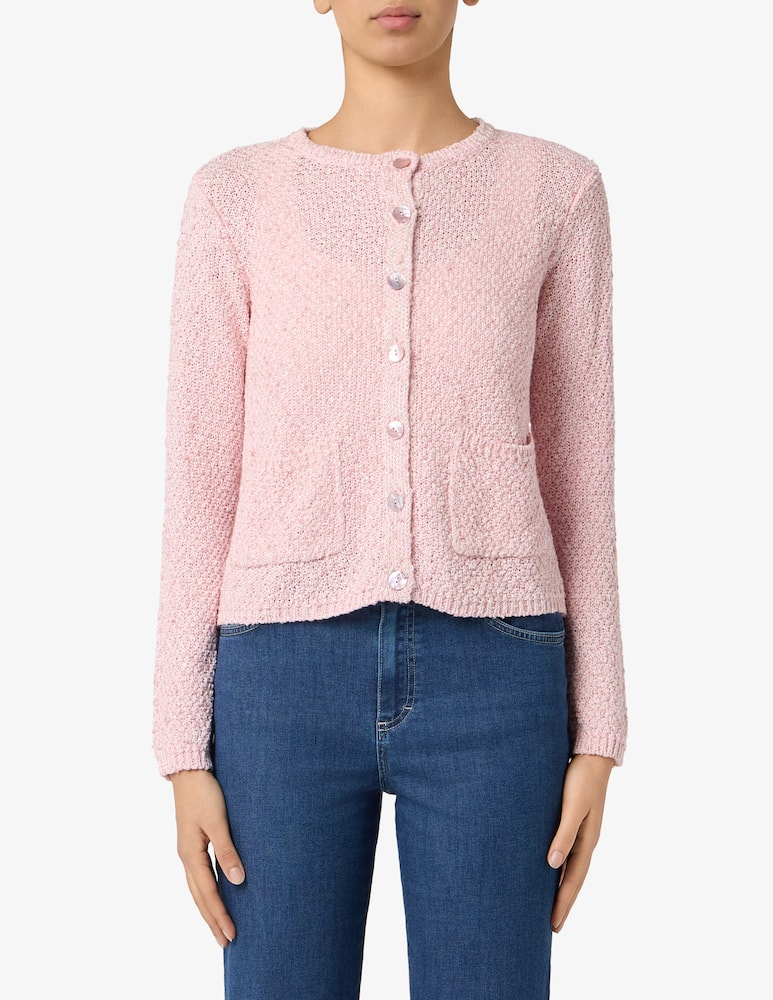 rinascente Elizabeth Ascot Tweed pailletes cardigan