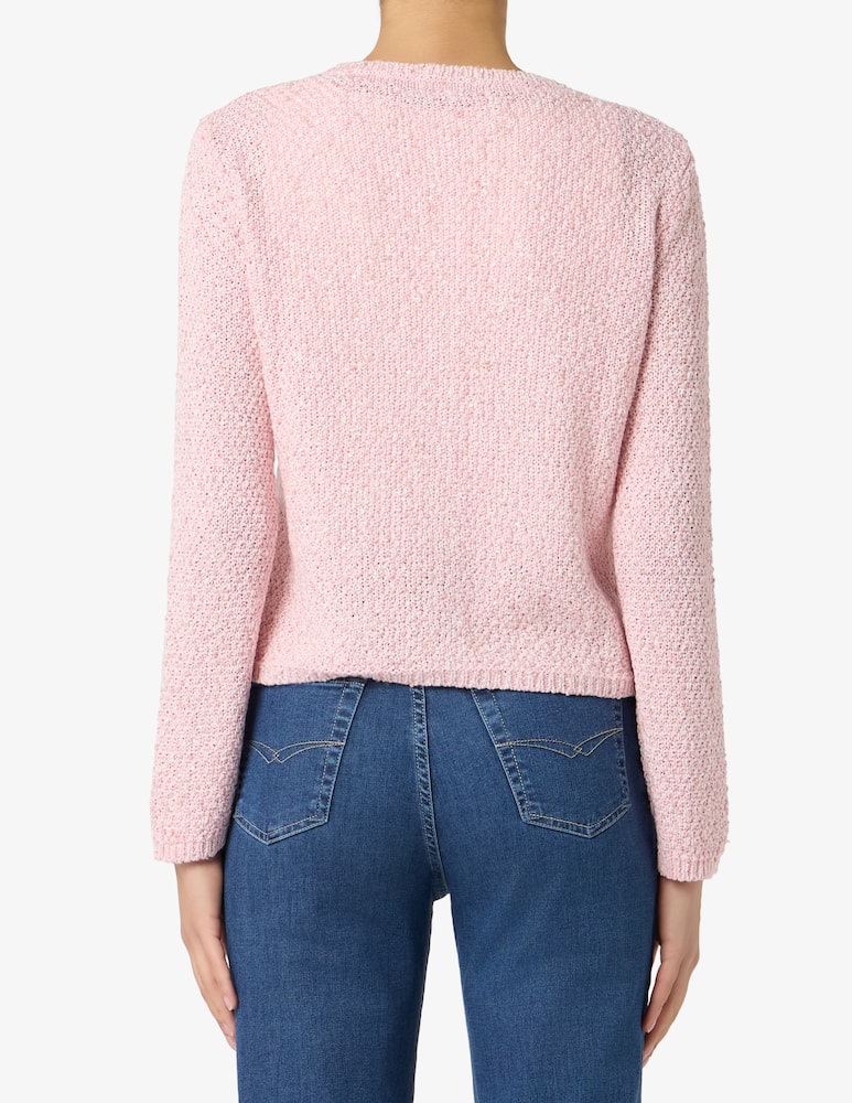 rinascente Elizabeth Ascot Tweed pailletes cardigan