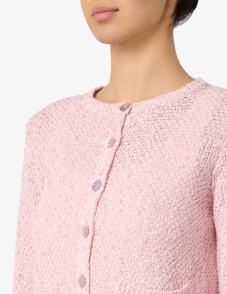 rinascente Elizabeth Ascot Tweed pailletes cardigan