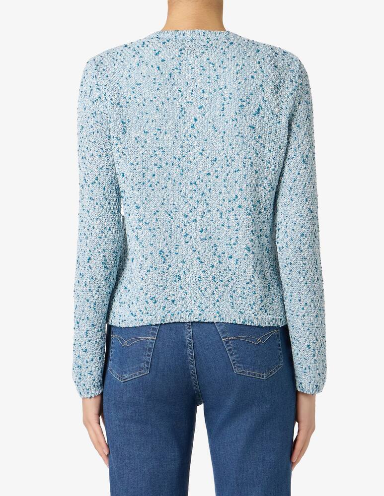 rinascente Elizabeth Ascot Cardigan tweed paillettes