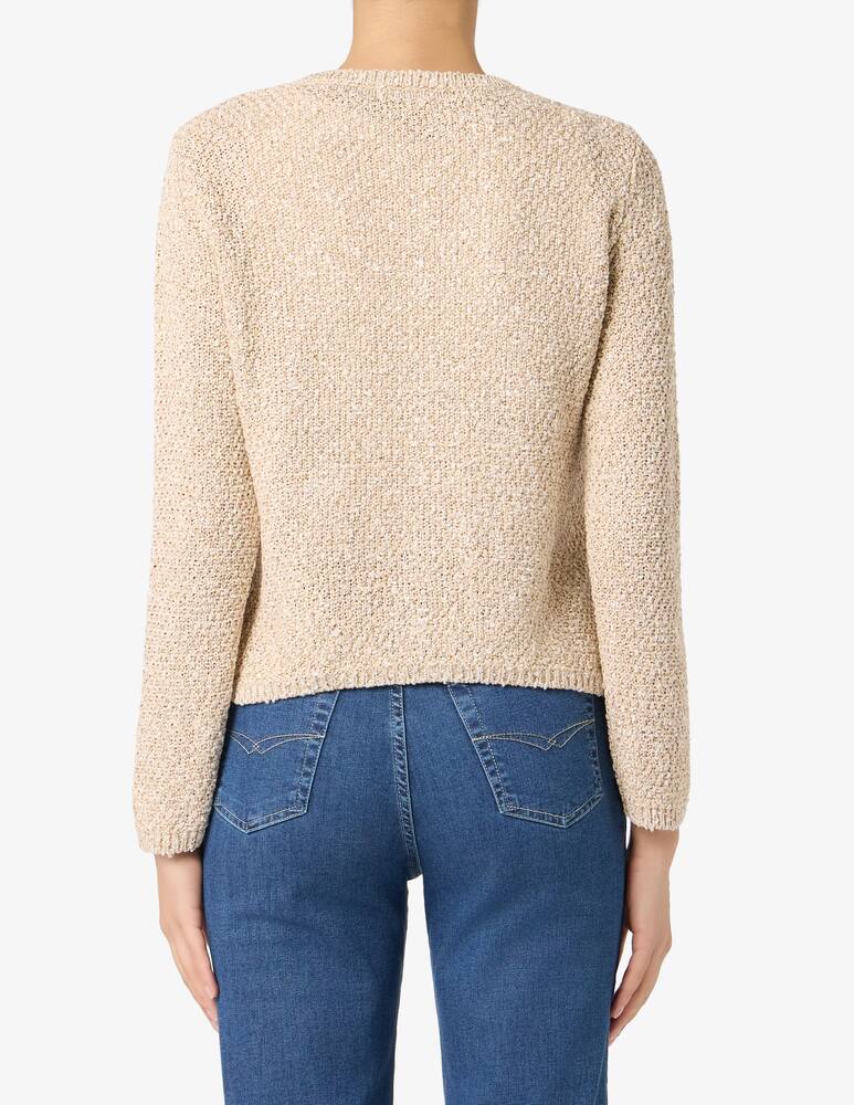 rinascente Elizabeth Ascot Cardigan tweed paillettes