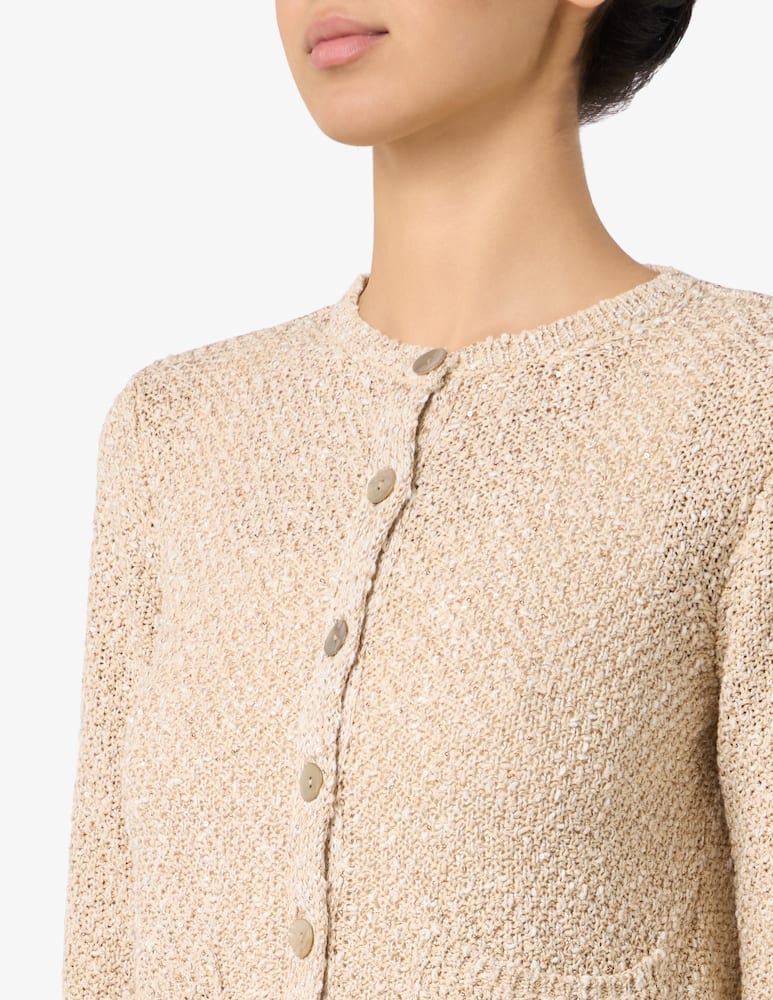 Elizabeth Ascot Cardigan tweed paillettes - immagine 4 Elizabeth Ascot Cardigan tweed paillettes - immagine 4
