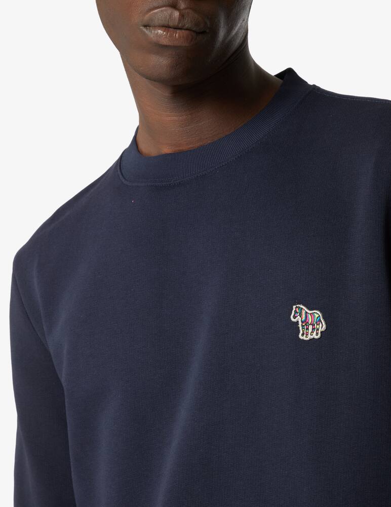 rinascente PS Paul Smith Zebra crewneck jumper - Blue