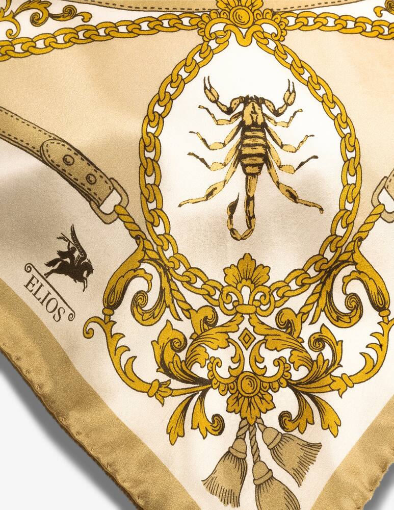 rinascente Elios Milano Scorpion zodiac foulard