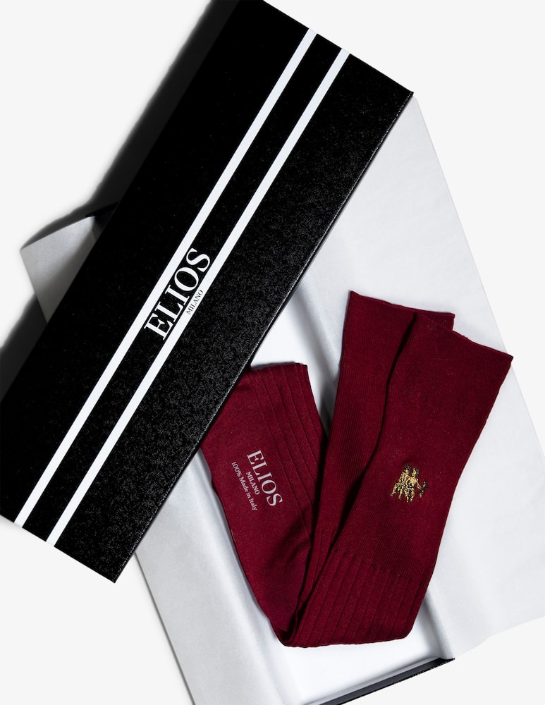 rinascente Elios Milano Ribbed socks gift set
