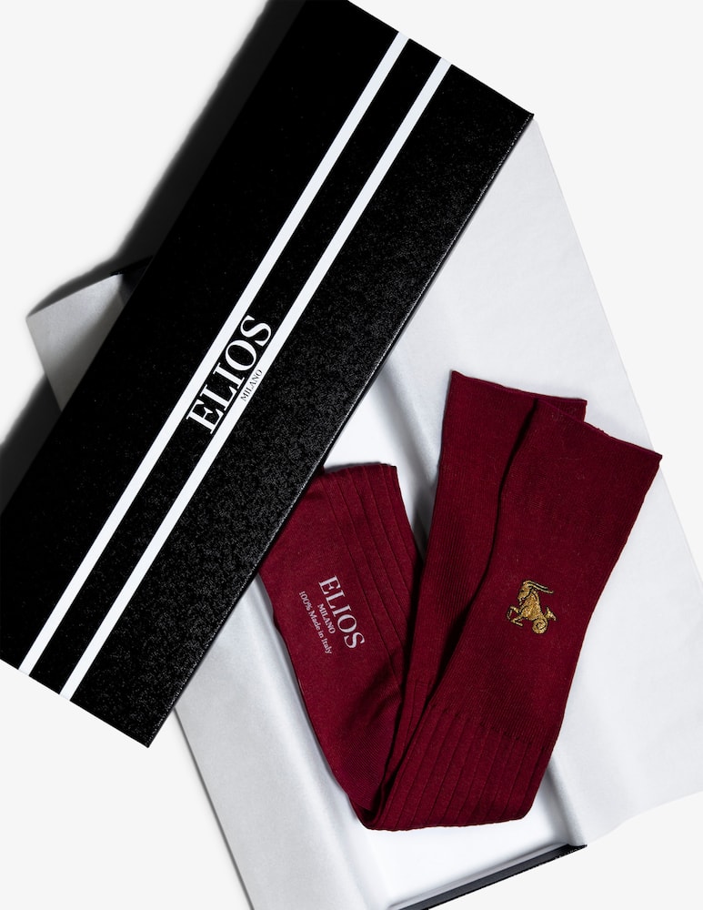 rinascente Elios Milano Capricorn motif socks