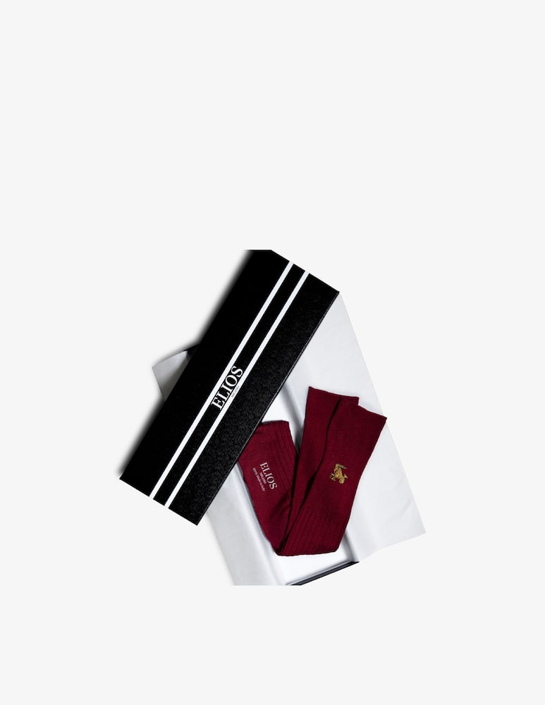 rinascente Elios Milano Capricorn motif socks