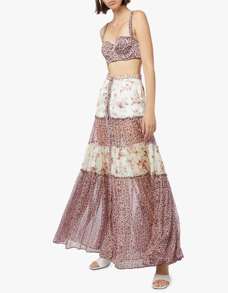 rinascente Wandering Gonna lunga con stampe floreali