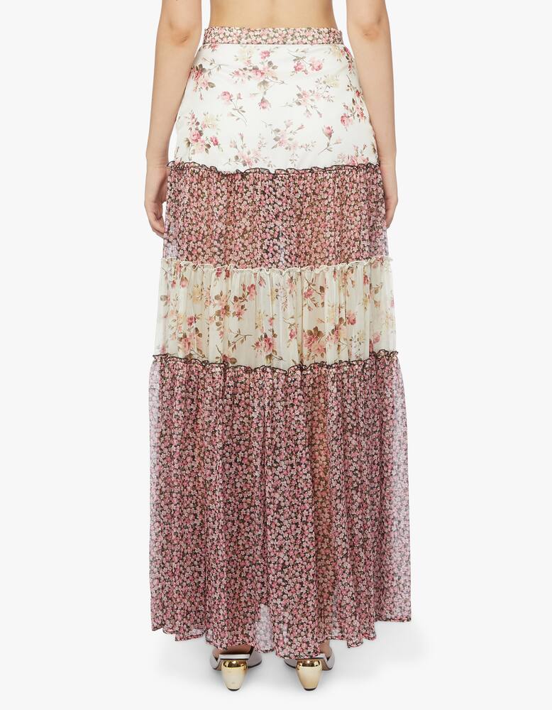 rinascente Wandering Gonna lunga con stampe floreali