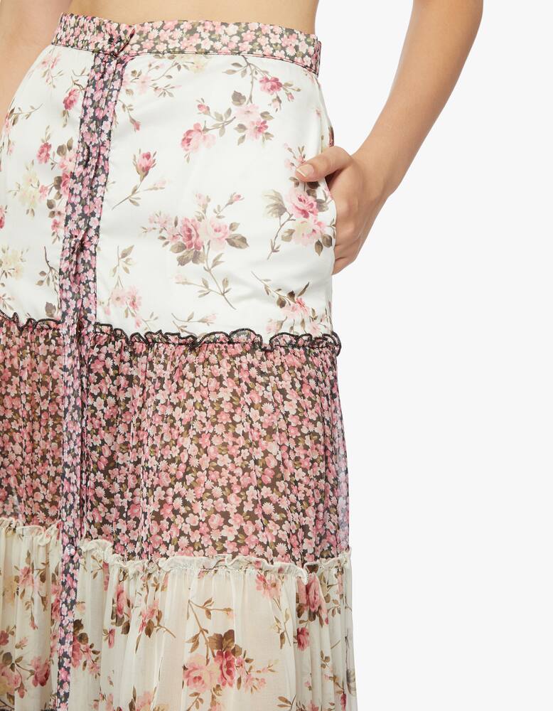 rinascente Wandering Gonna lunga con stampe floreali