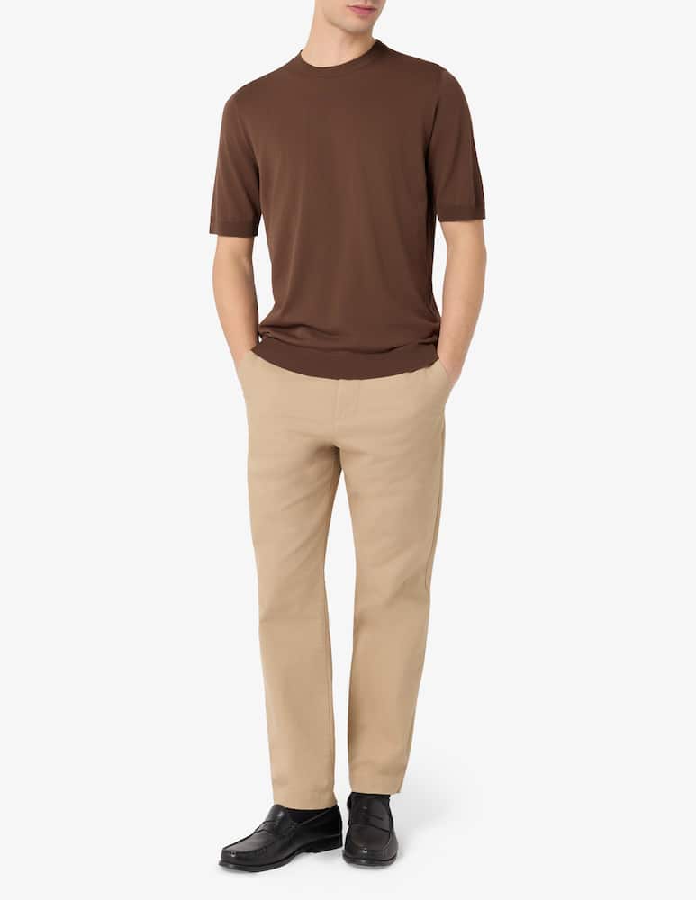 Rinascente Collection Crepe crewneck t-shirt - picture 2