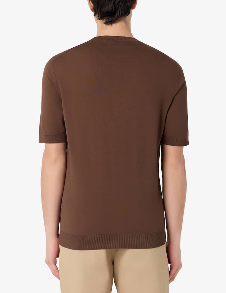 Rinascente Collection Crepe crewneck t-shirt - picture 3