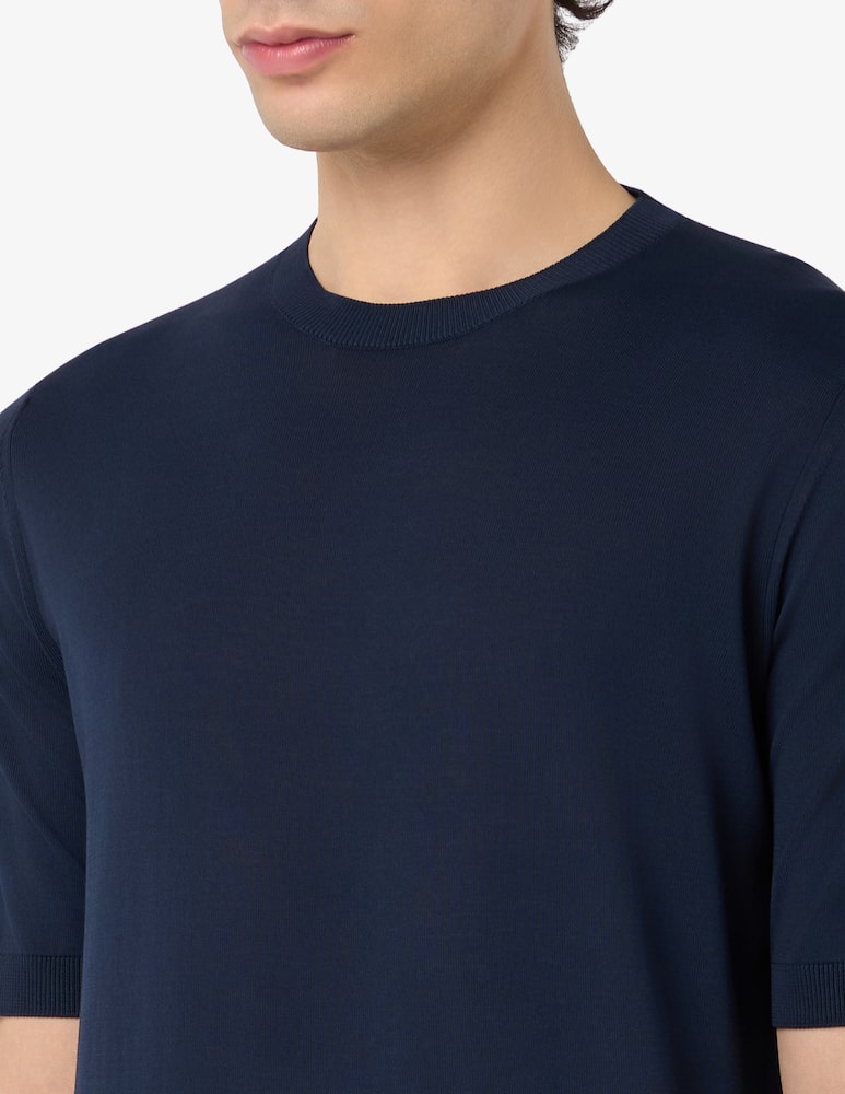 Rinascente Collection Maglia paricollo in cotone Egitto crepe - immagine 4 Rinascente Collection Maglia paricollo in cotone Egitto crepe - immagine 4