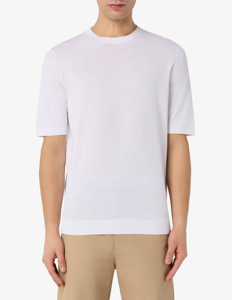 Rinascente Collection Crepe crewneck t-shirt - picture 1 Rinascente Collection Crepe crewneck t-shirt - picture 1