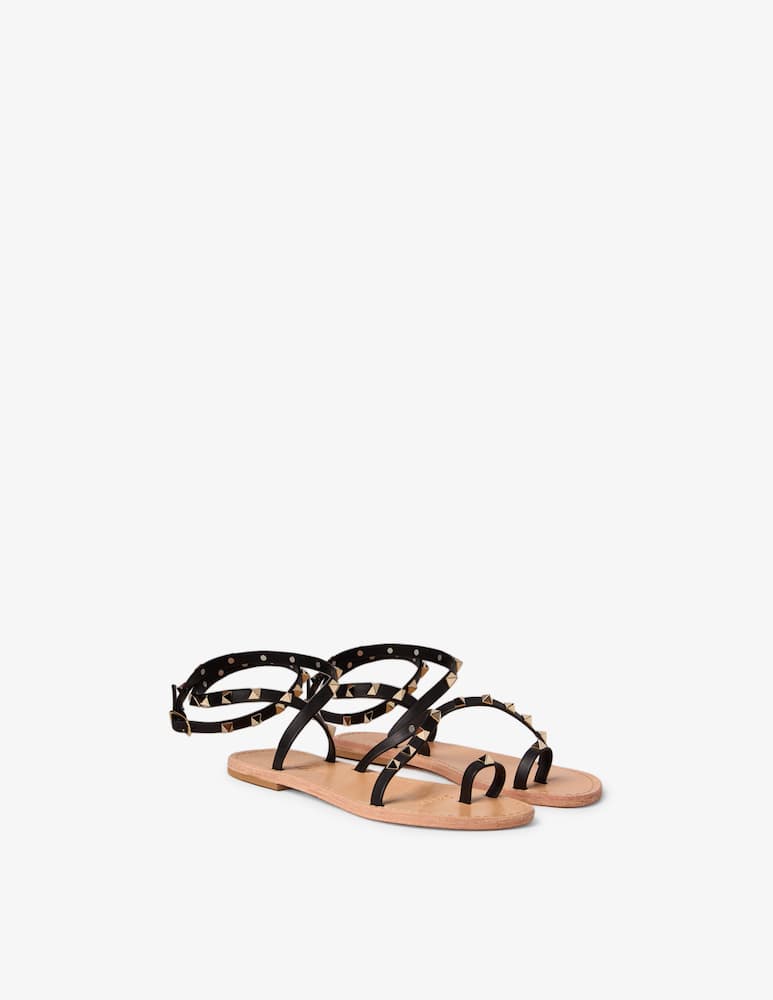 Mim.Mar Sandalo flat con borchie Esmeralda - immagine 2 Mim.Mar Sandalo flat con borchie Esmeralda - immagine 2