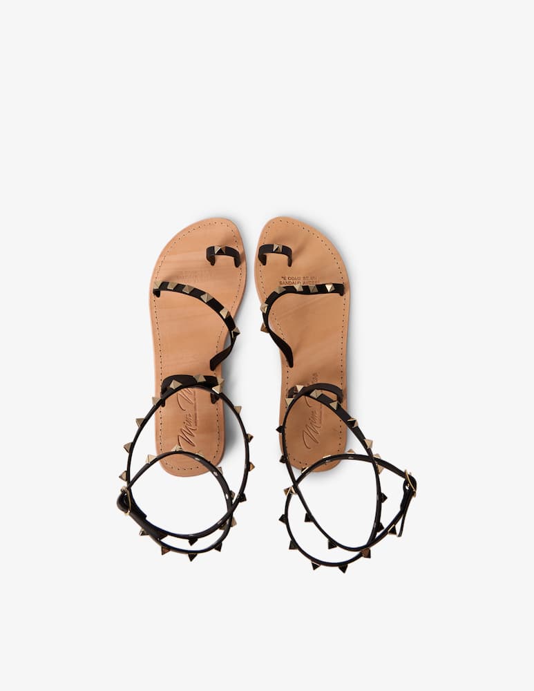 Mim.Mar Sandalo flat con borchie Esmeralda - immagine 3 Mim.Mar Sandalo flat con borchie Esmeralda - immagine 3