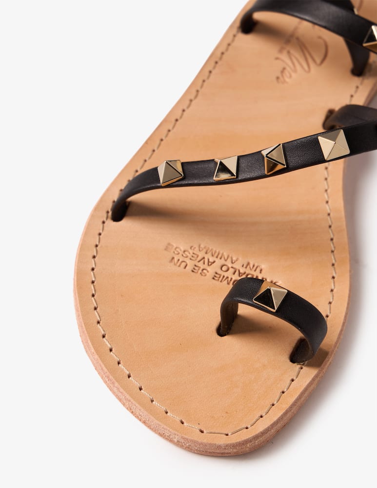 rinascente Mim.Mar Esmeralda studded thong sandals