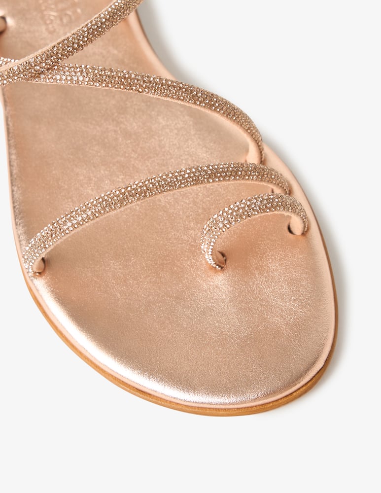 rinascente Kima Sandalo flat incroci Mykonos