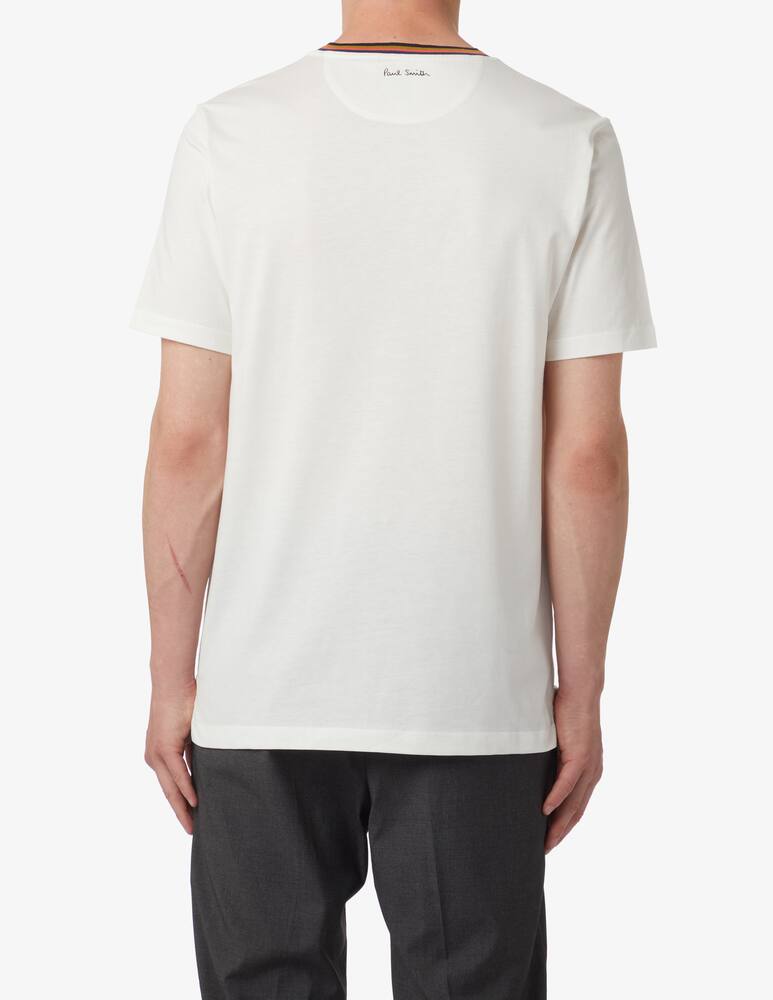 rinascente Paul Smith Maglietta con colletto a righe - Bianco