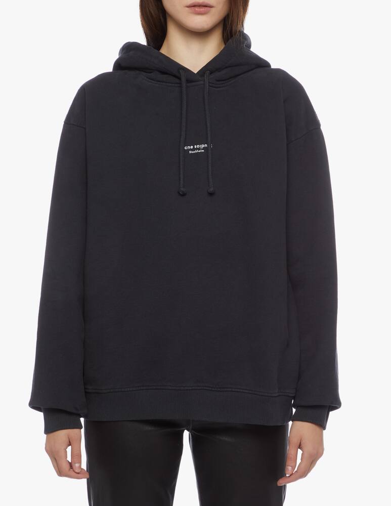 rinascente Acne Studios Cotton hoodie with logo