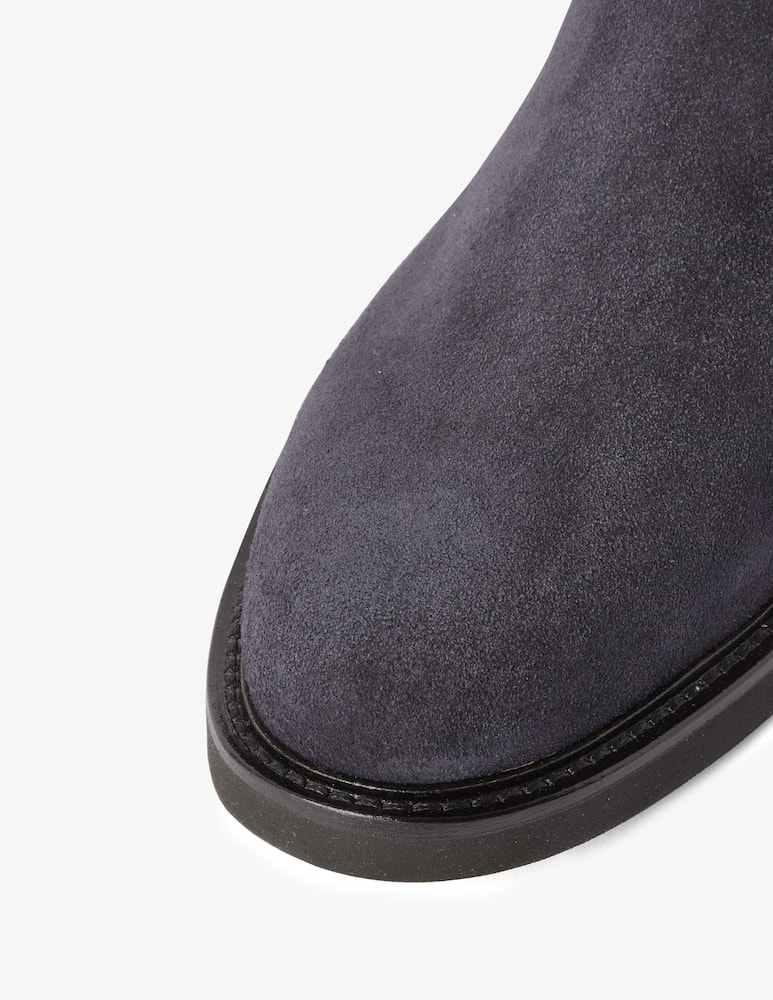 rinascente Doucal's Suede chelsea boot - Blue