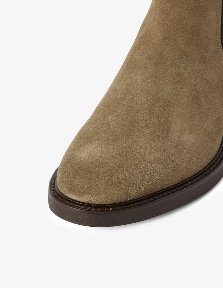 rinascente Doucal's Suede chelsea boot - Brown