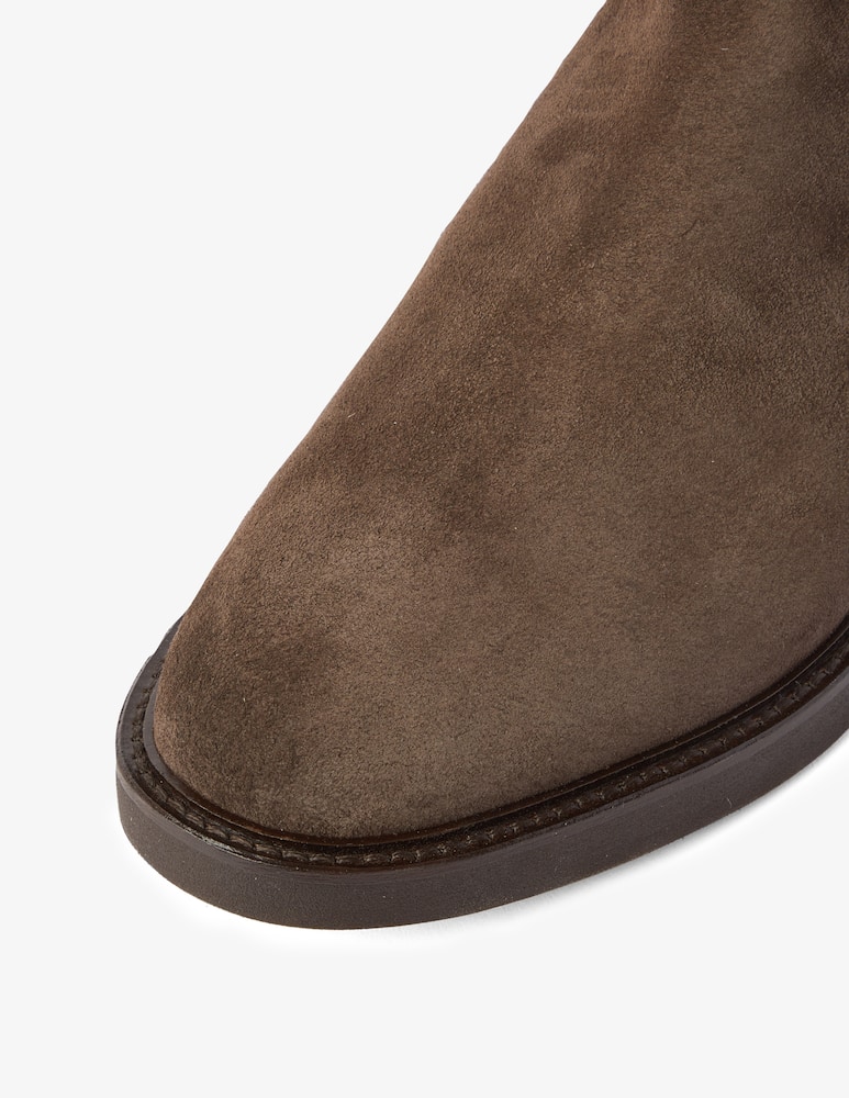 rinascente Doucal's Suede chelsea boot - Brown
