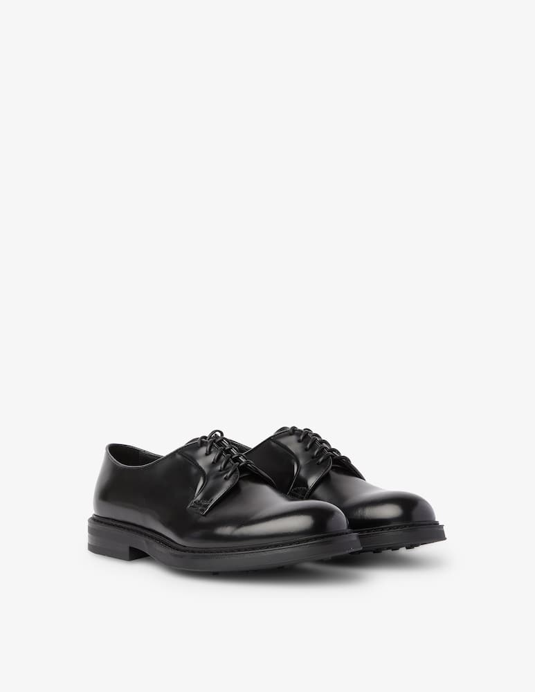 rinascente Doucal's Leather derby shoes - Black