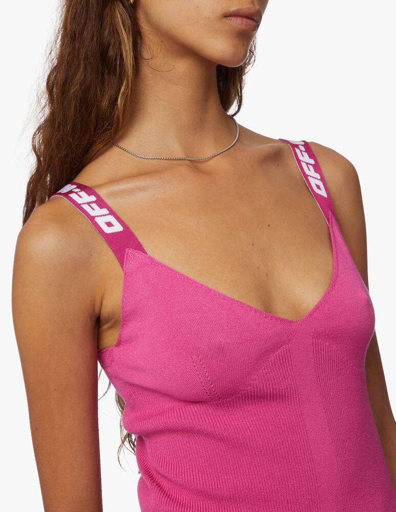 rinascente Off-White Knitted industrial top