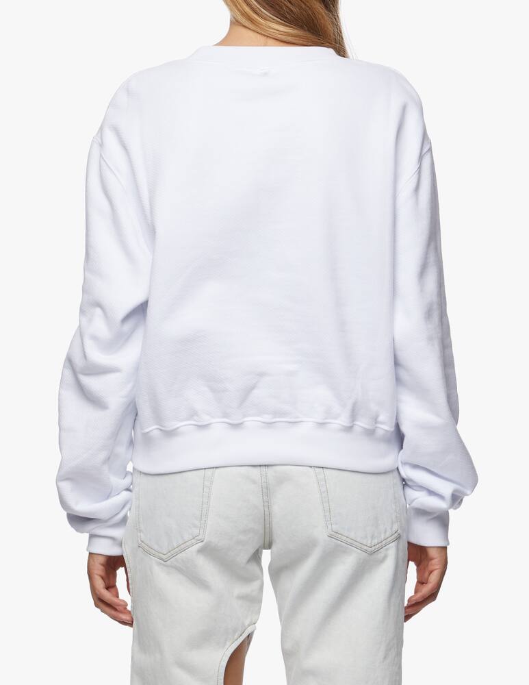 rinascente Off-White Logos cropped crewneck