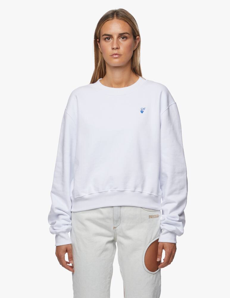 rinascente Off-White Logos cropped crewneck