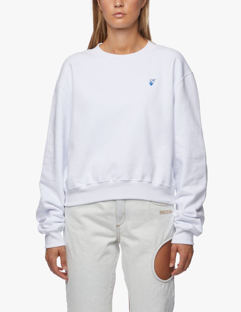 rinascente Off-White Logos cropped crewneck
