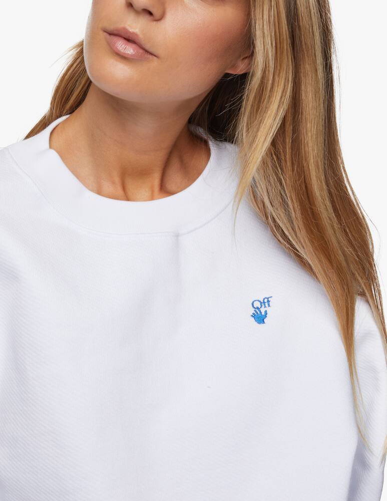 rinascente Off-White Logos cropped crewneck