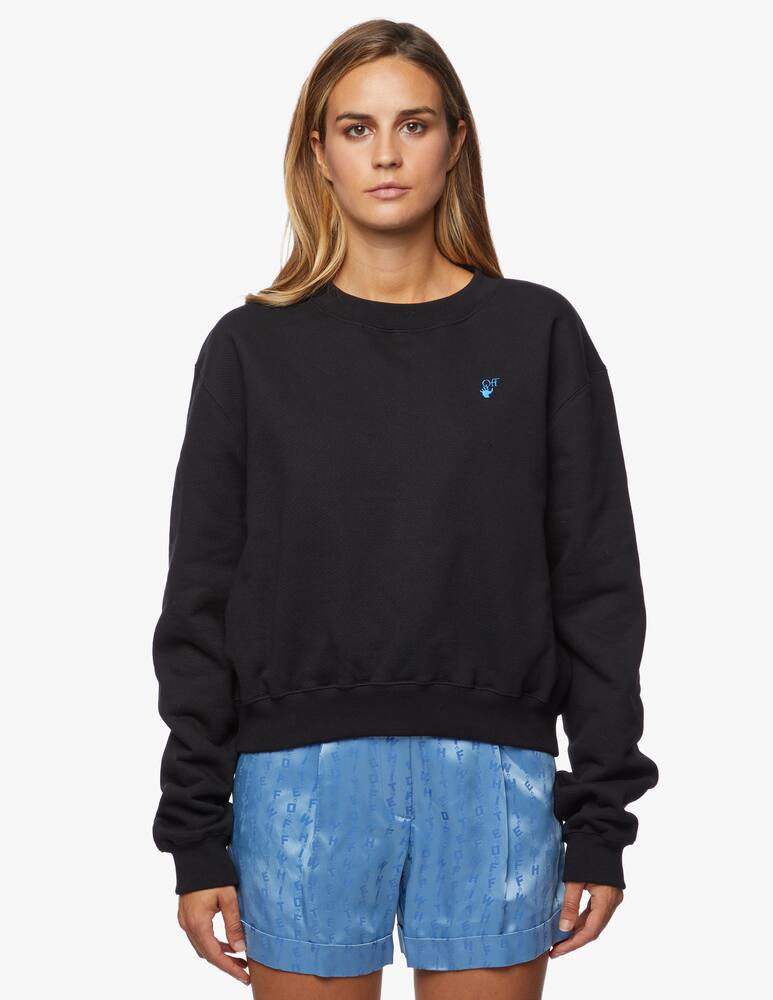 rinascente Off-White Logos cropped crewneck