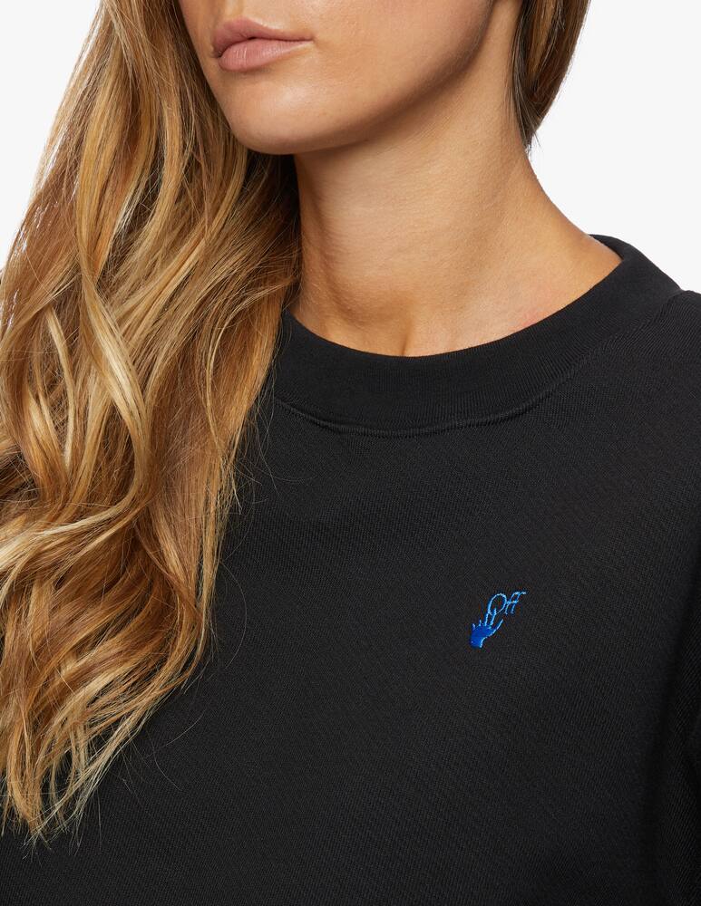 rinascente Off-White Logos cropped crewneck