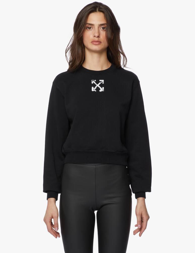 rinascente Off-White Felpa Spray Arrow in cotone