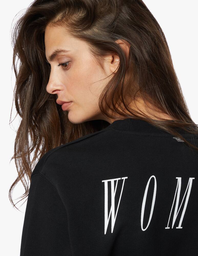 rinascente Off-White Felpa Spray Arrow in cotone