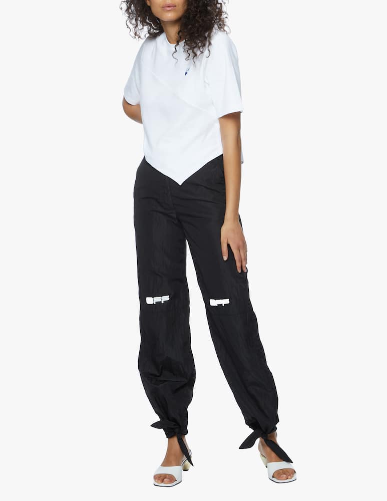 rinascente Off-White Pantaloni con fiocco