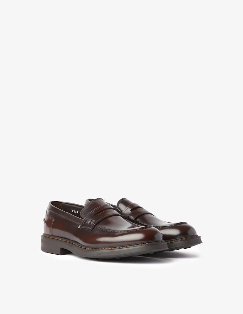 rinascente Doucal's Leather loafer - Brown