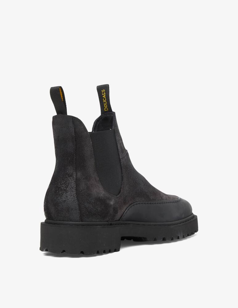 Doucal's Stivaletto chelsea in suede - Nero - immagine 4 Doucal's Stivaletto chelsea in suede - Nero - immagine 4