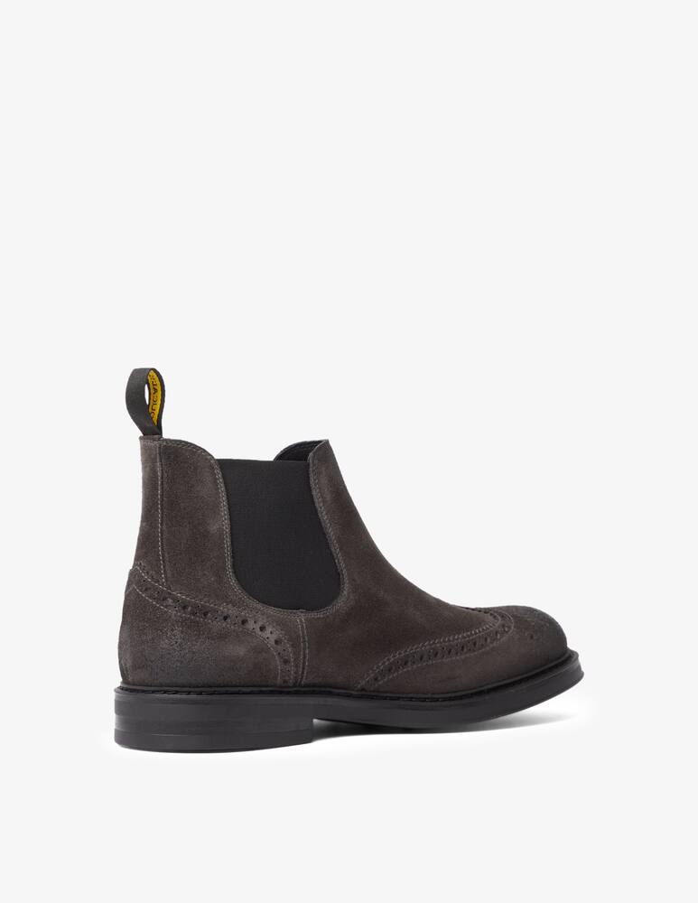 rinascente Doucal's Stivaletto chelsea in suede - Marrone