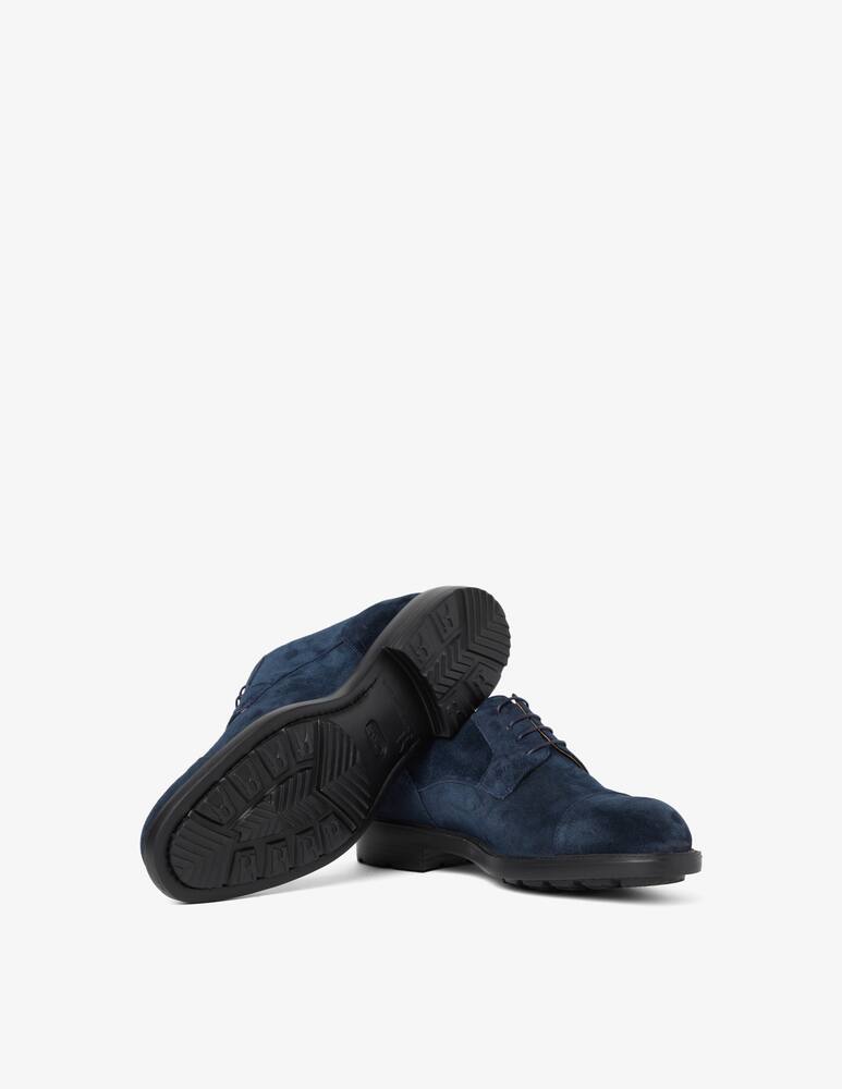 rinascente Moreschi Suede derby shoes - Blue
