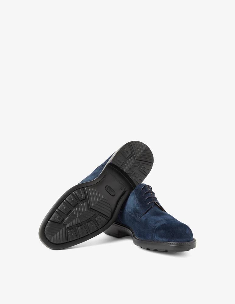 rinascente Moreschi Suede derby shoes - Blue