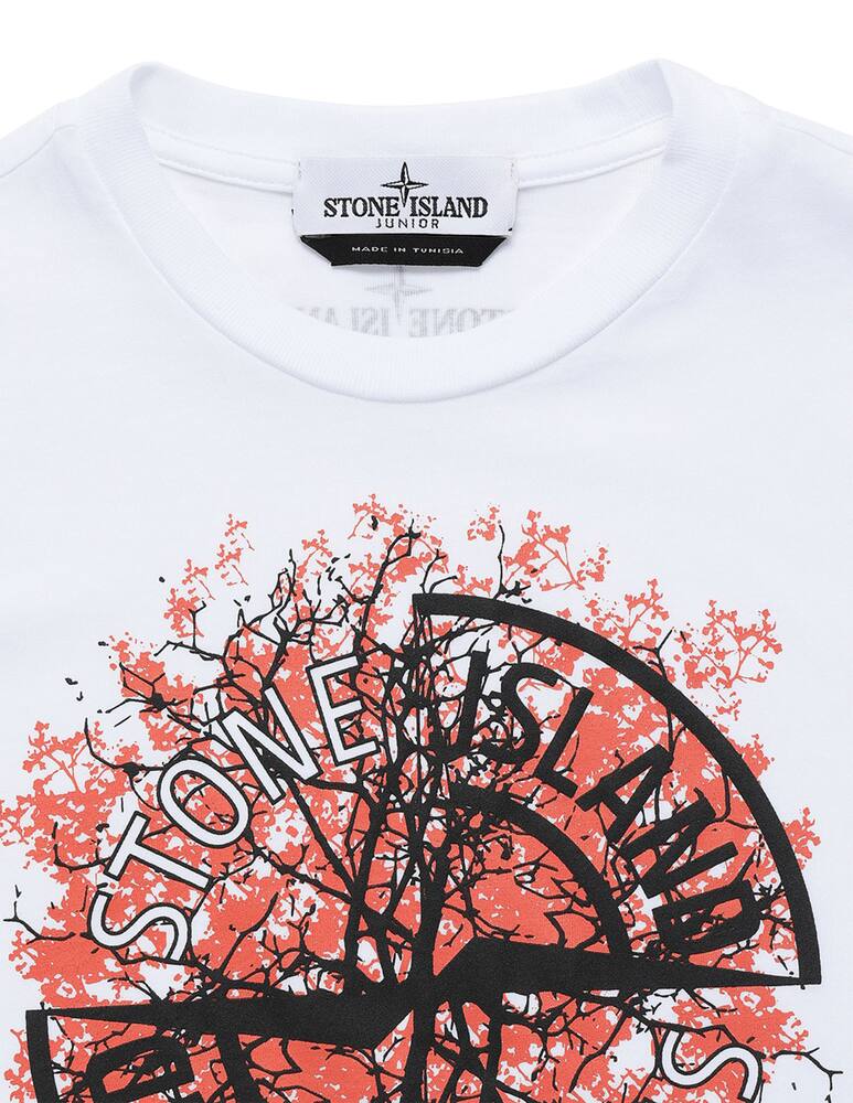 rinascente Stone Island Junior T-shirt in cotone