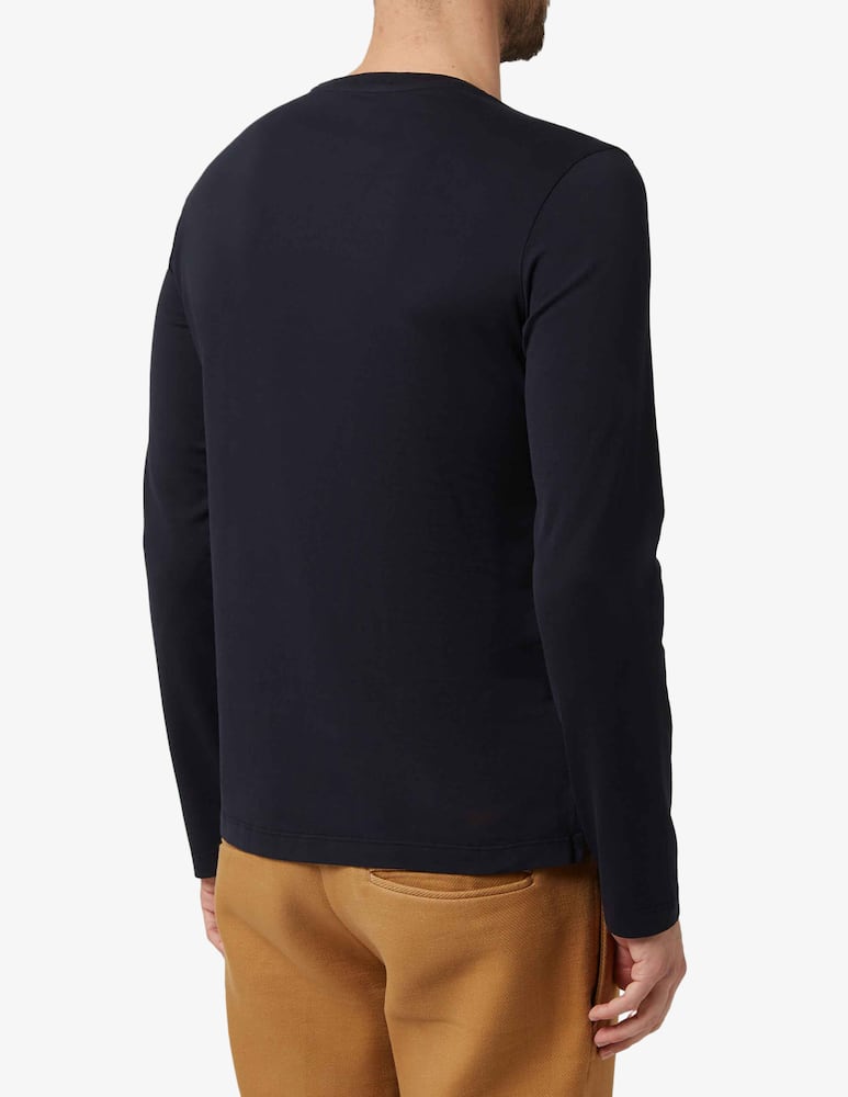 rinascente Girelli Bruni T-shirt manica lunga in cotone Giza