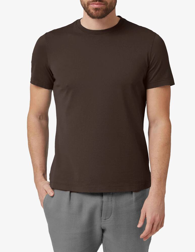 rinascente Girelli Bruni T-shirt girocollo in cotone Giza