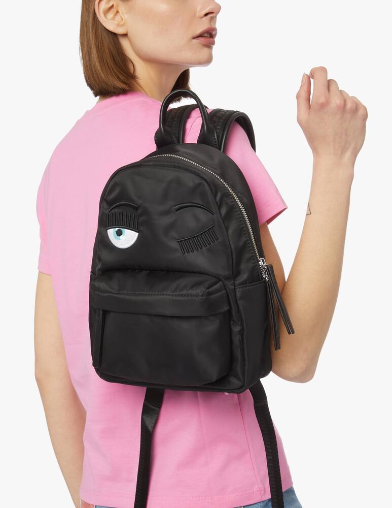 rinascente Chiara Ferragni Small Flirting Nylon Backpack