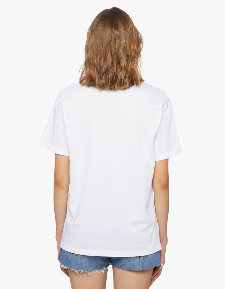 rinascente N°21 T-shirt in cotone con maxi logo