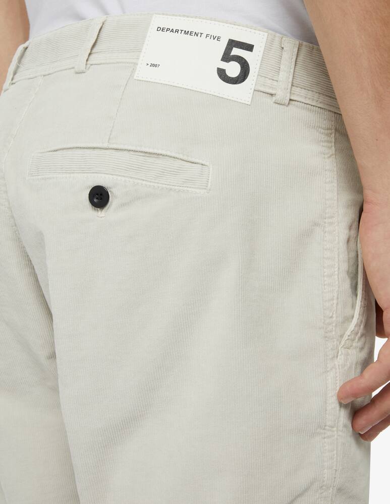 rinascente Department 5 Trousers with velvet details - White